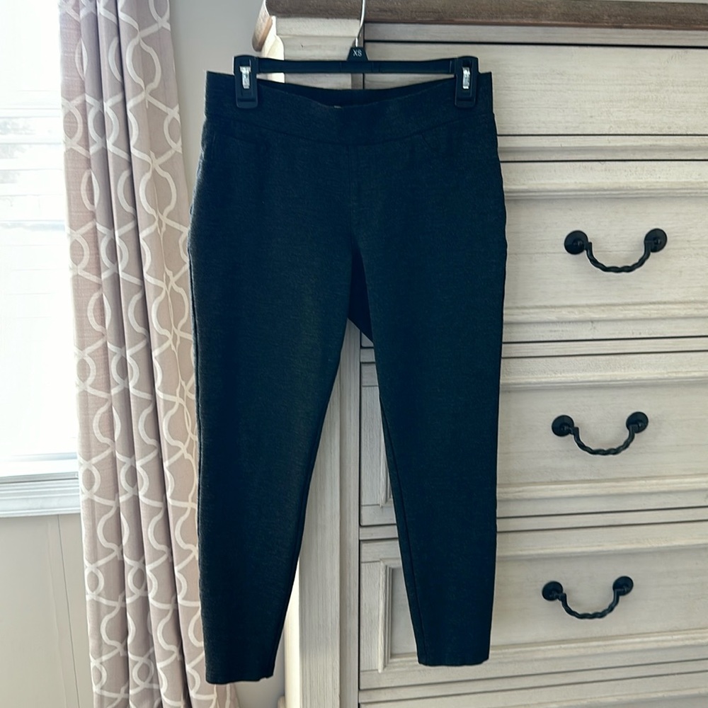 Matty M pull on leggings/dress pants - dark GRAY